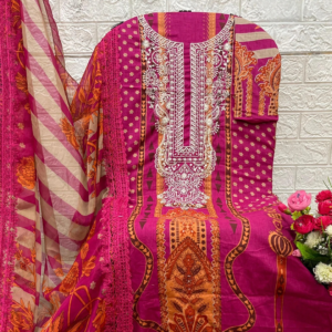 Get Beautiful Pink Cotton Salwar Kameez